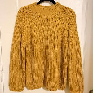 Big Knit Mustard Sweater